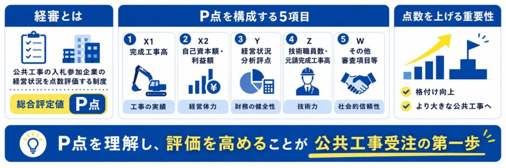 【評点項目別】電気工事会社の経審点数を上げる具体的な方法